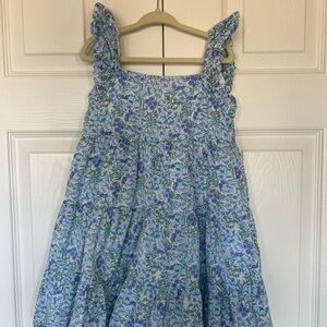 Floral Blue Kids Dress